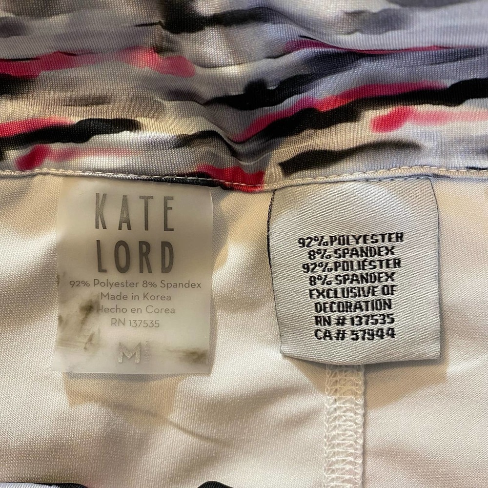 Kate Lord Med Polyester Athletic Golf Tennis skort Skirt/short spandex - Picture 11 of 12